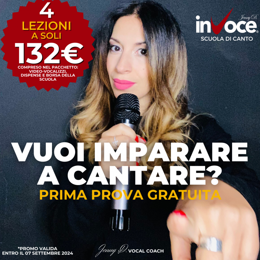 PROMO SPECIALE SOLO PER LE NUOVE ALLIEVE - Invoce di Jenny Demara